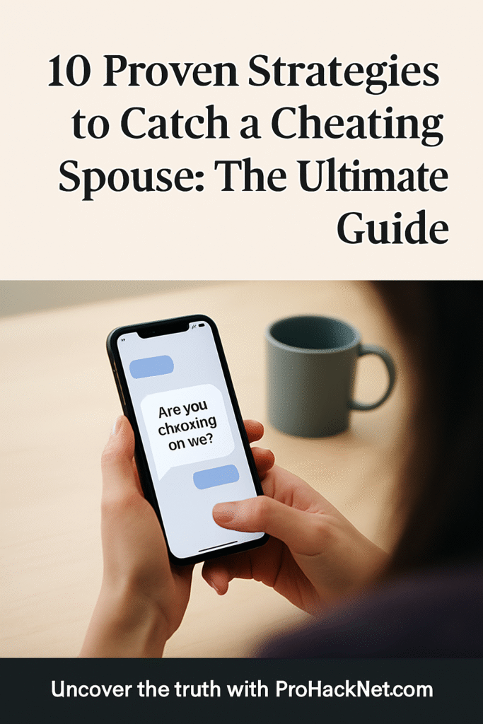 catch a cheating spouse